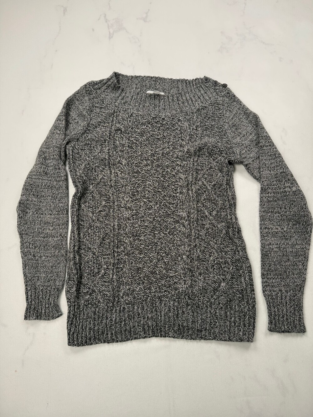 New York & Company Sweater Gray Modern Classic Style - Womens M